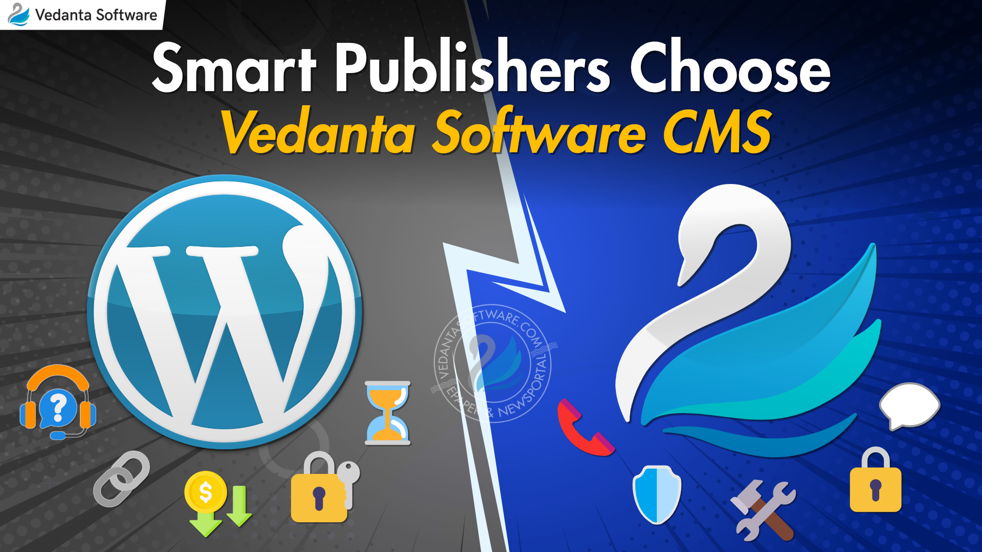 Why choose Vedanta Software CMS over Wordpress
